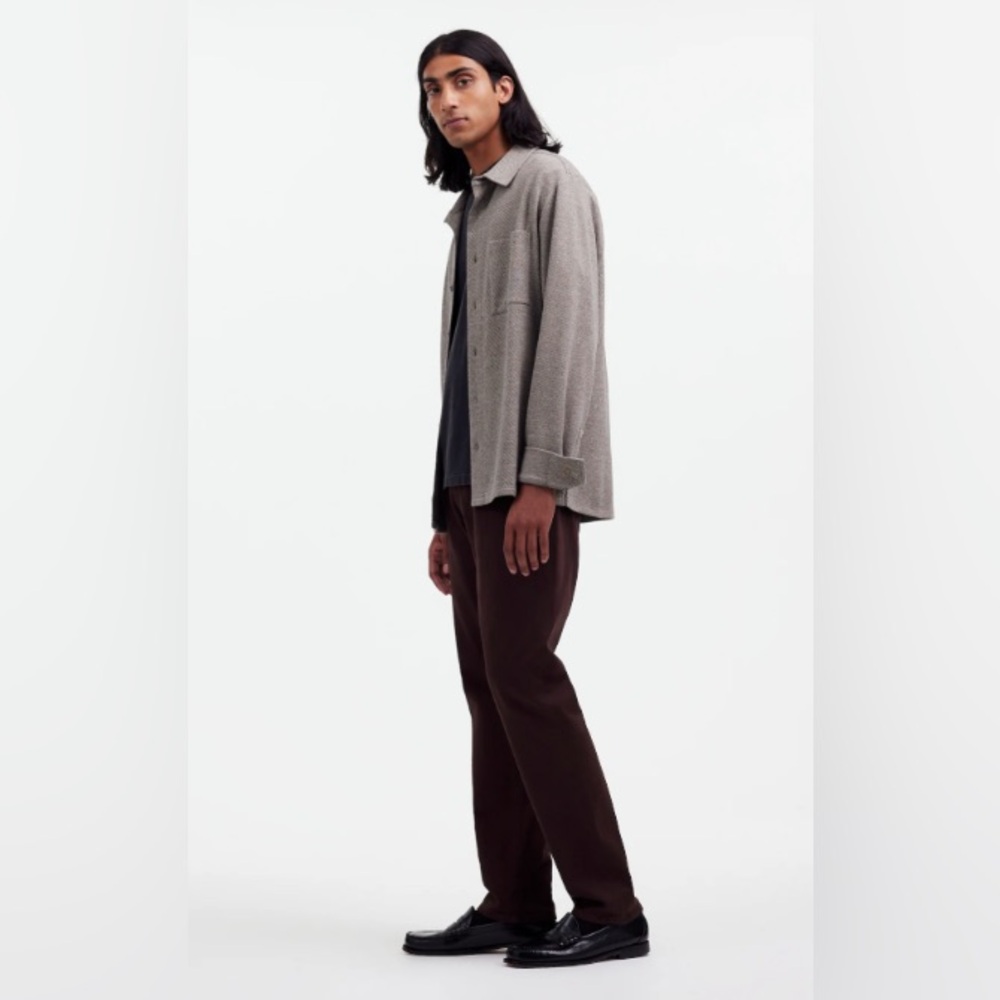 Madewell "The All Day 1991 Straight Pant" Dark Carob - Picture 3 of 7